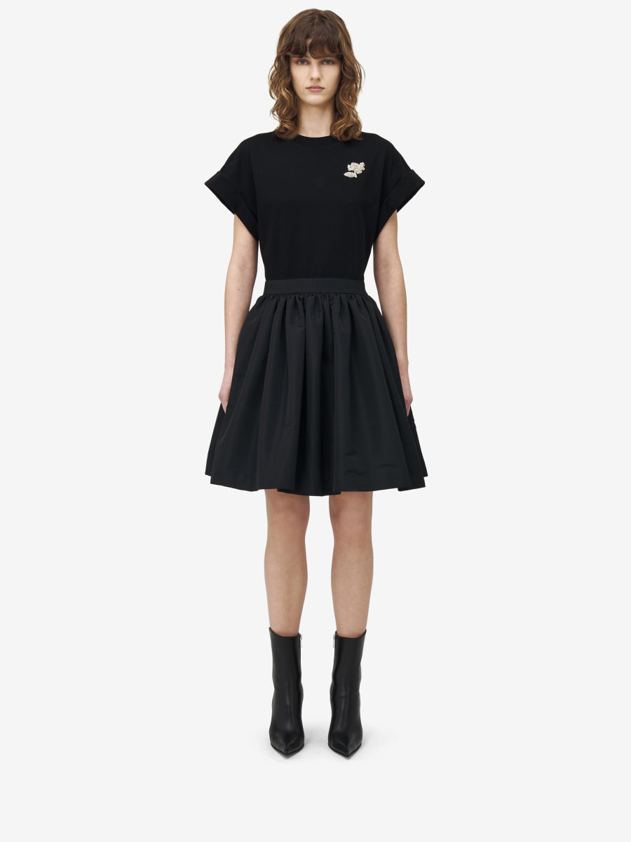 ALEXANDER MCQUEEN - Hybrid Mini Dress - Item 831919QLAA61000